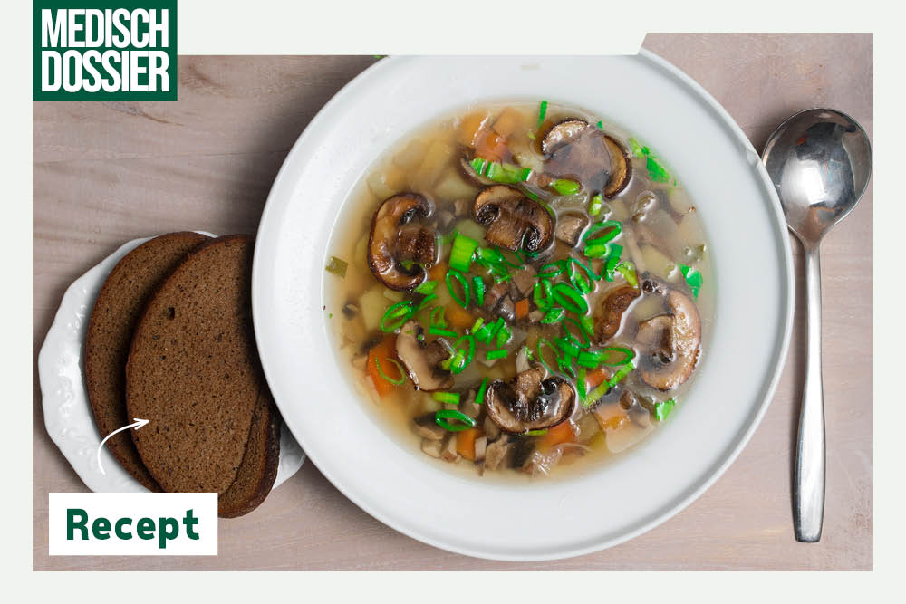 Lekker en ook gezond: Champignon-gerstsoep