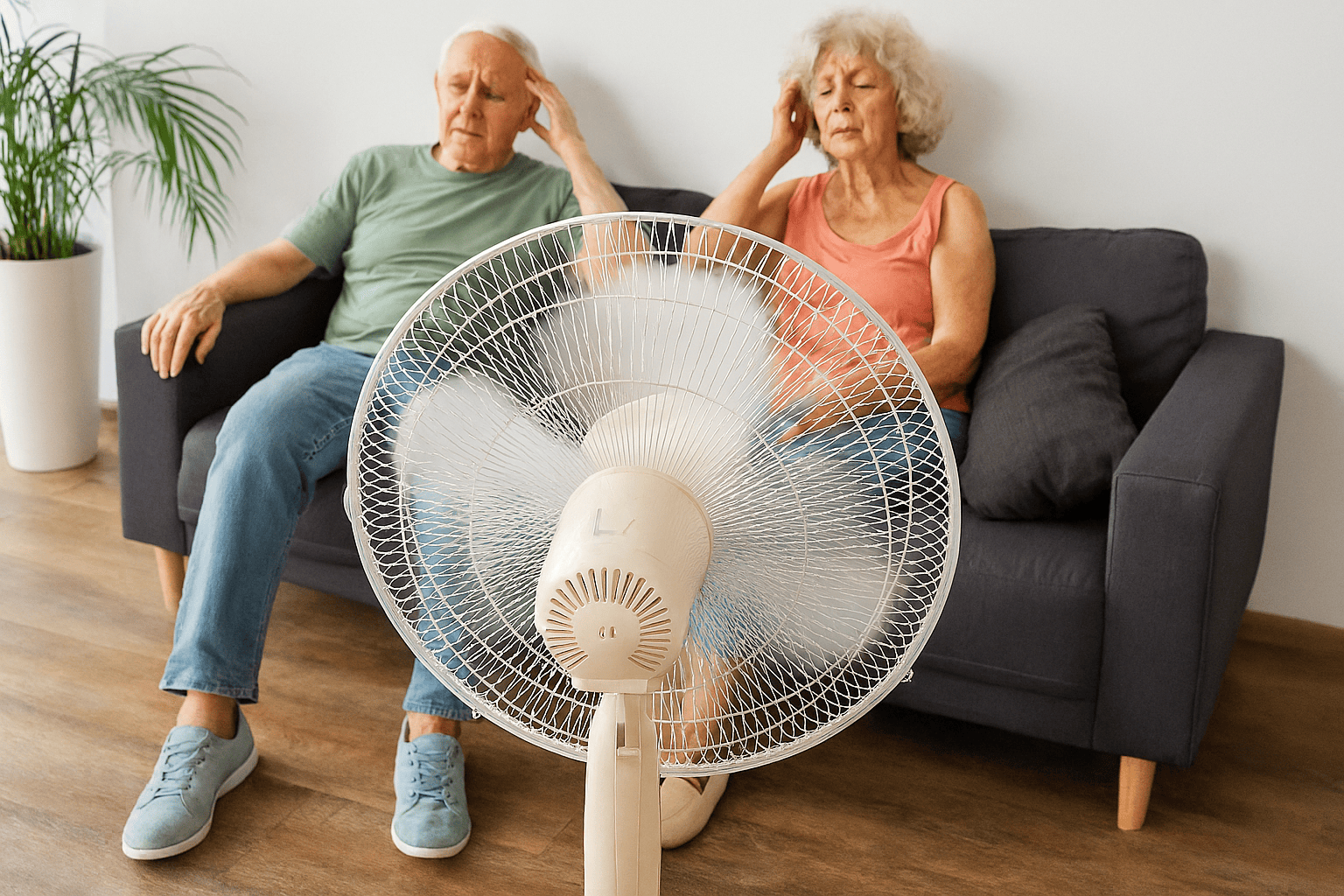Ventilatoren bieden nauwelijks verkoeling
