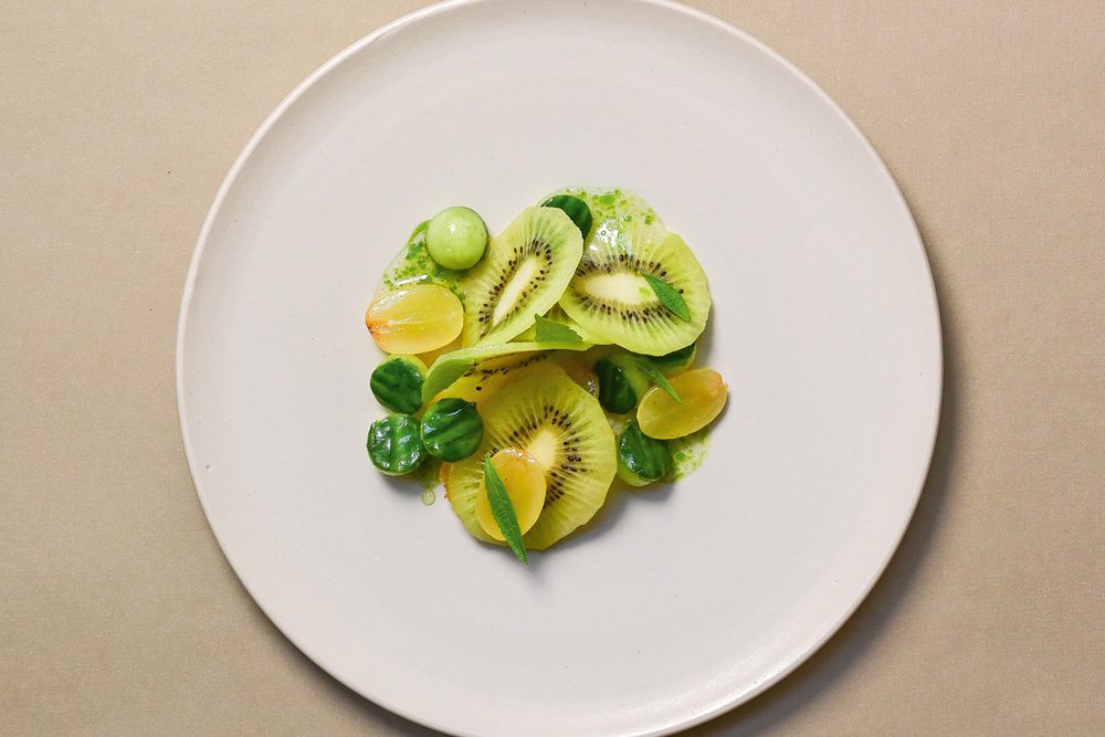 Lekker en ook gezond: Salade met kiwi en druiven